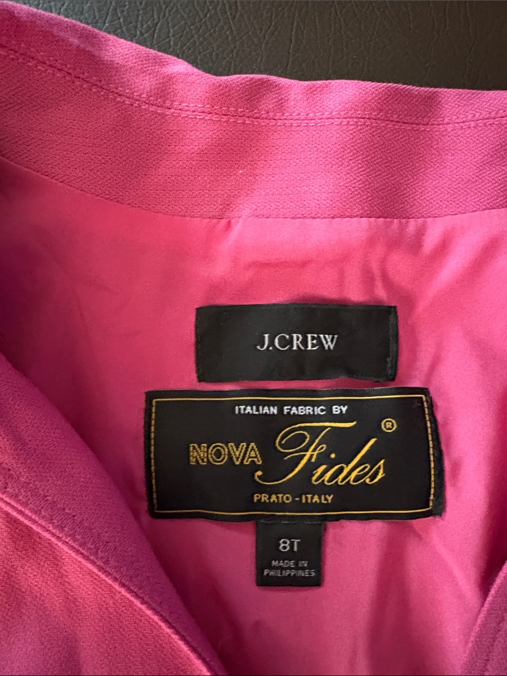 JCrew Pink Sleeveless Belted Dress - Picture 3 of 10